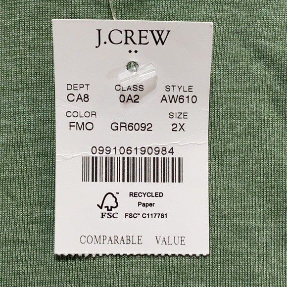 New J Crew T Shirt size 2X - Picture 5 of 8